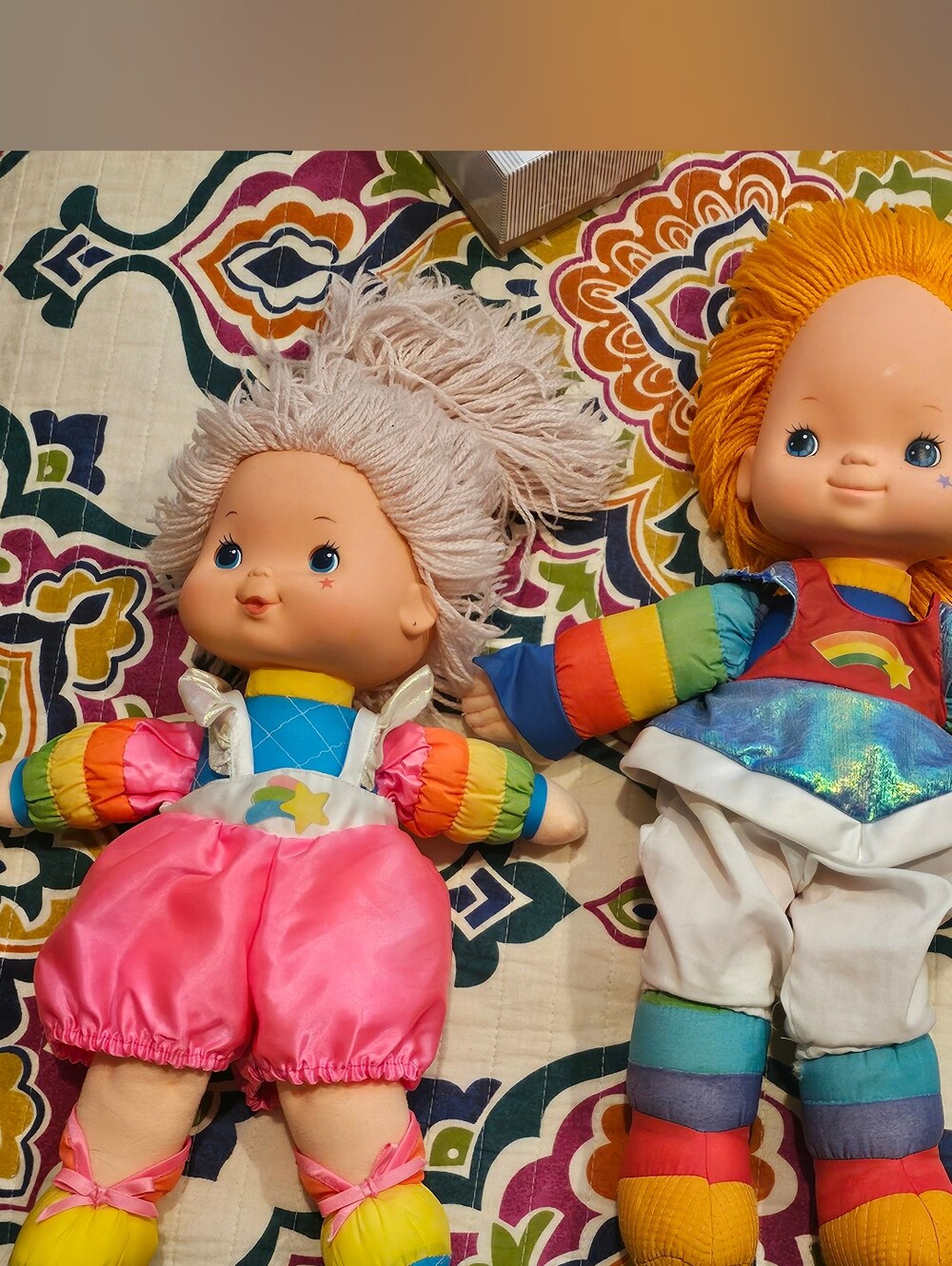 1983 Vintage Rainbow Brite And Baby Brite Dolls